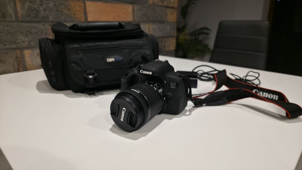 Canon EOS 750D + 18-55mm | TYLKO 2200 zdjęć | Stan idealny | Zestaw