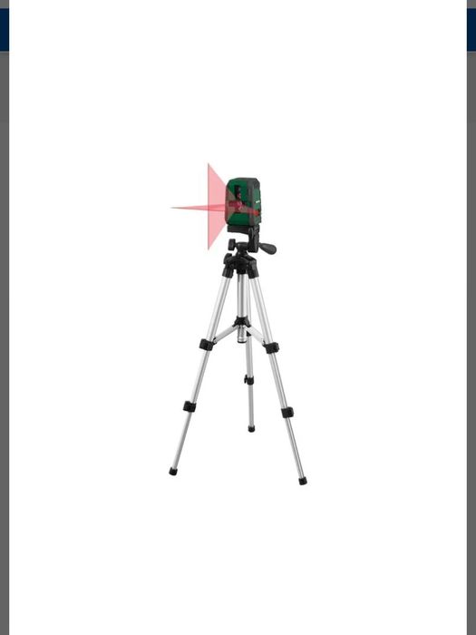 Nível a laser de linha cruzada com tripé parkside