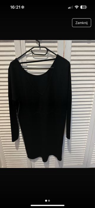 Czarna elegancka sukienka