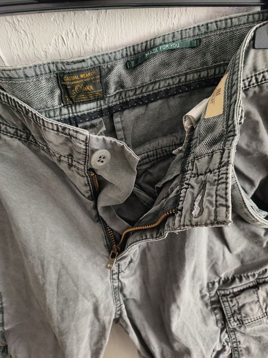 Męskie spodenki Bojówki s.Oliver File Comfort  W31