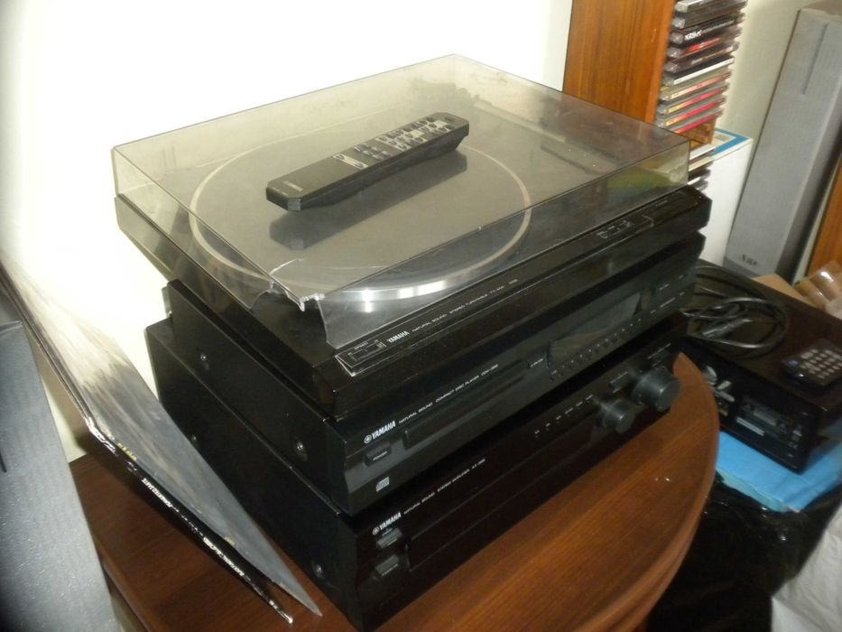 ZESTAW HI-FI Yamaha Gramofon/CD/Wzmacniacz OKAZJA TT-400/CDX-/AX-396