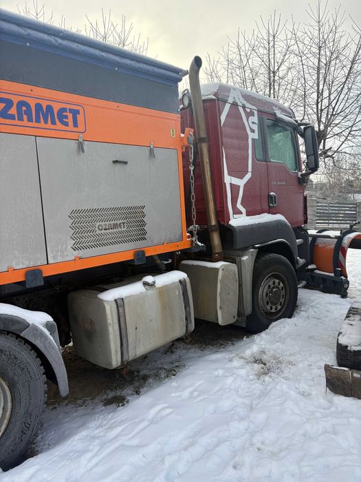 Wynajem pług śnieżny + posypywarka