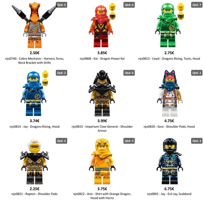 Minifiguras Lego Minecraft, Ninjago, Super Heroes, Super Mario