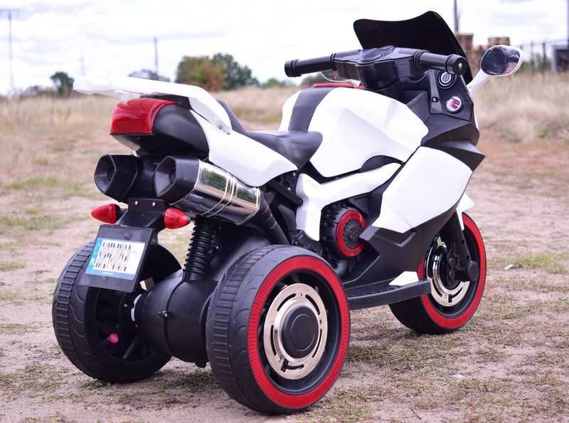 BAWIBUS.PL motorek MOTOR ŚCIGACZ 3 kołowy na akumulator jeździk auto