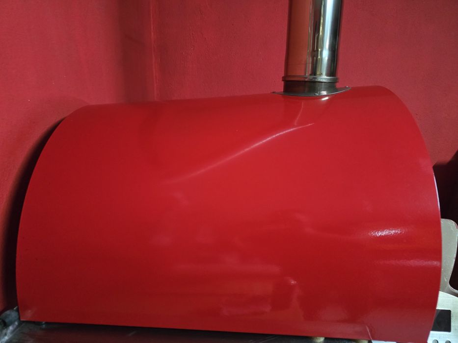 Forno a gás e a lenha como novo