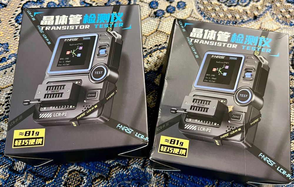 Official FNIRSI LCR P1 FULL Комплект + Кейс Tester Транзистор Тестер