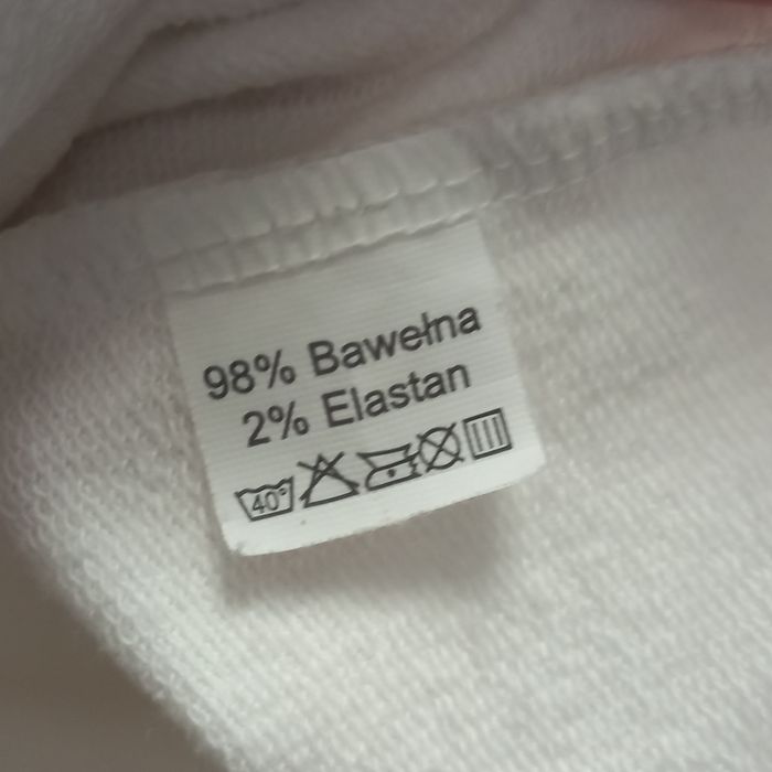 Bawełniana, biała spódnica