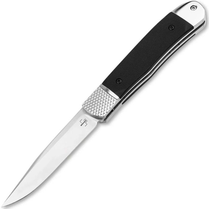 Автоматичний ніж Boker Plus Hidden Release Trapper G-10  з механізмом прихованого спуску на основі рухомого больстера.
Основні характеристики