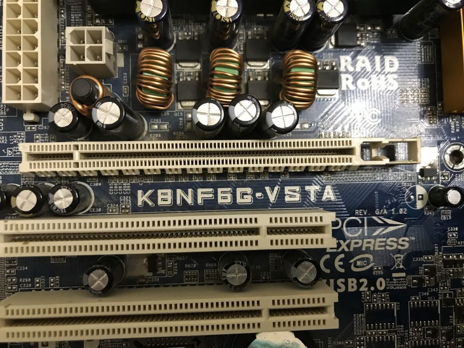 Asrock K8NF6G-VSTA+Sempron 2600+ 1.6GHz+ОЗУ 512MB