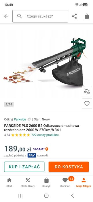 Dmuchawa i odkurzacz do liści