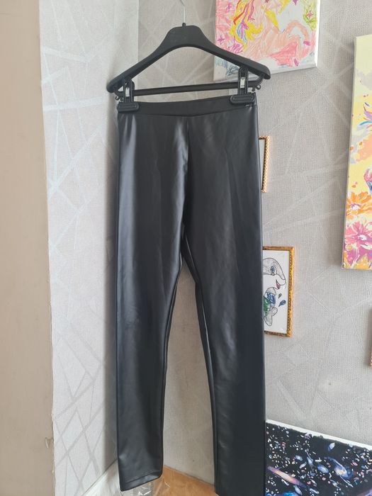 Штаны zara под кожу