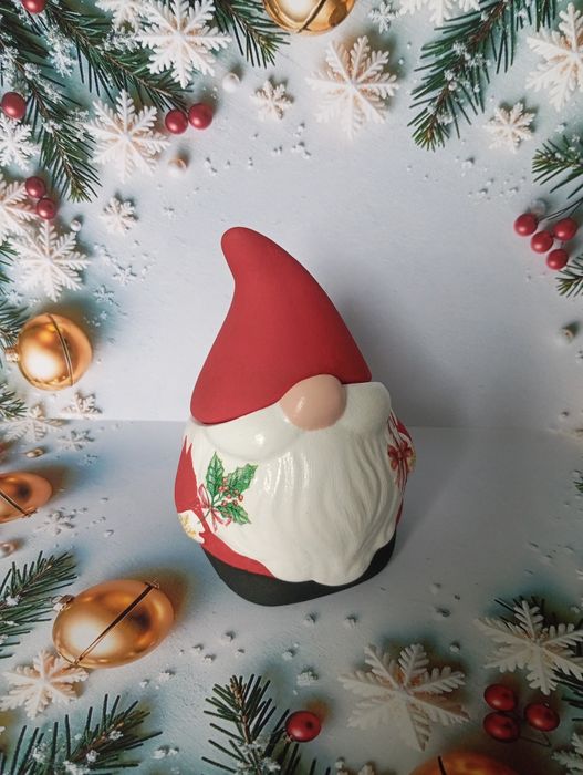 Новорічна свічка , подарунок,  Гном