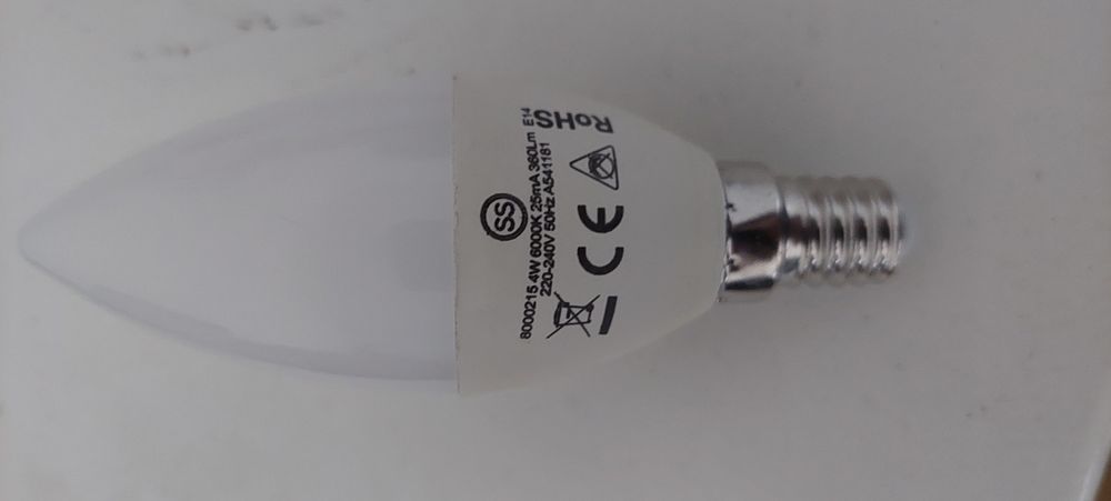 10 lampadas LED e14 para candeeiro luz muito económicas