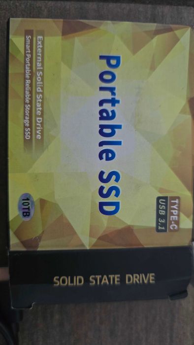 Dysk SSD 10TB Przenośny USB 3.1 Typ C Ultra Szybka Wytrzymała Pamięć