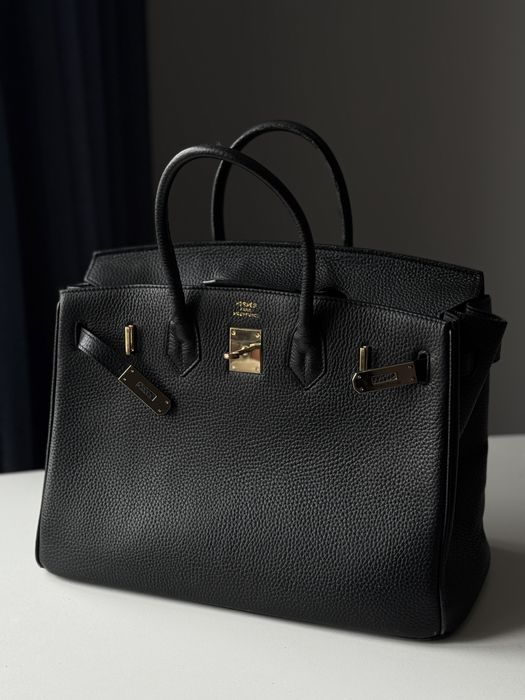 Сумка Hermes (темно синього кольору)