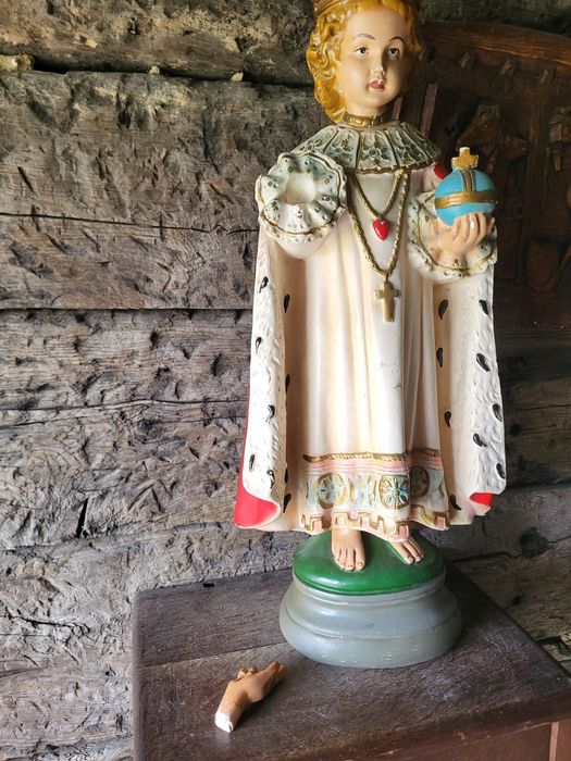Duża figura 64 cm Praskie Dzieciątko Jezus