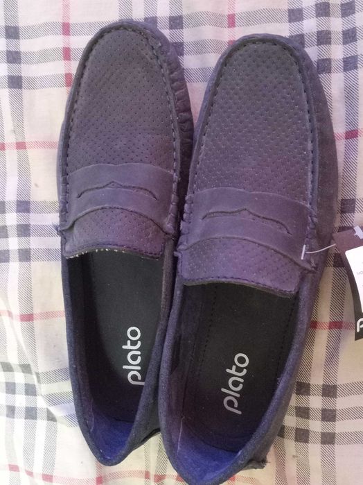 замшевые мокасины 41