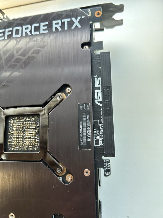 Відеокарта ASUS Tuf RTX 3080 12GB / відмінний стан