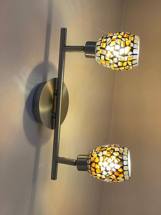 Kinkiet podwójny, lampa