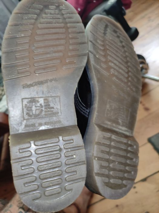 Dr.Martens glany,trapery błyszczące czarne 38