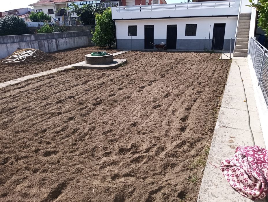 Limpeza de terrenos com roçadora