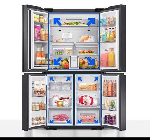 Lodówka SAMSUNG RF 65A967FB1 Side by Side Multidoor