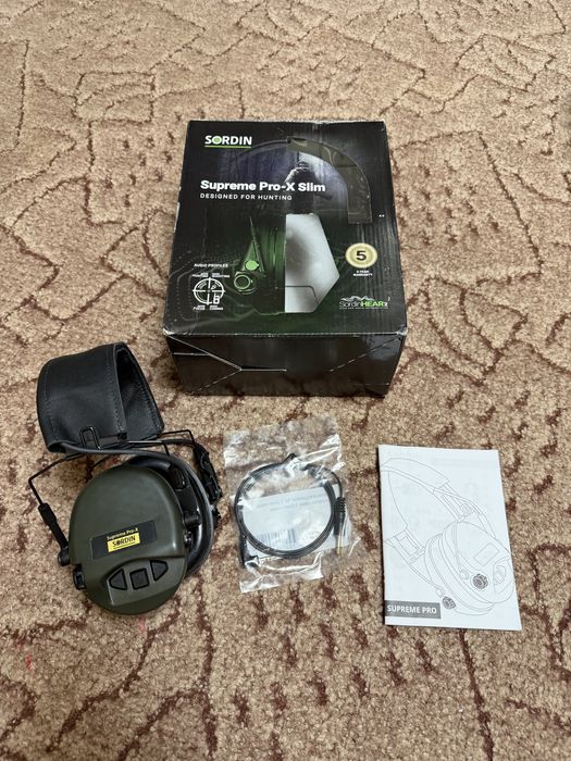 Нові активні навушники Sordin Supreme Pro-X та 3m Peltor ComTac VI NIB