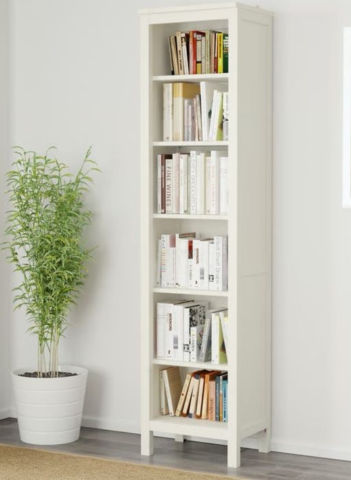 Regał Ikea Hemnes biały drewno półki