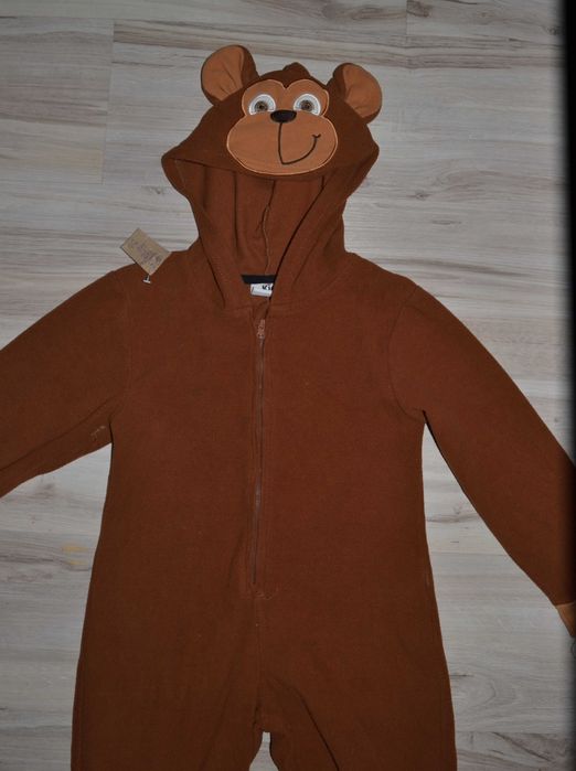 81^ małpka miś strój przebranie piżama 3/4 Lat_ 98/104