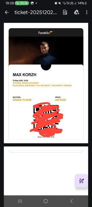 Продам билеты на концерт Макса Коржа