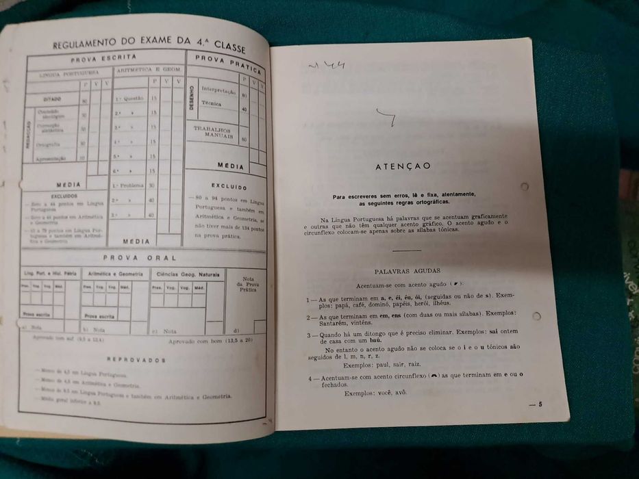 Livro de revisao de 111 fichas do exame da antiga 4ª classe