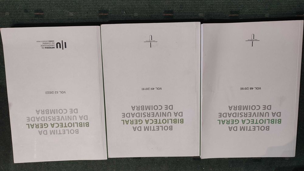 Boletim da Biblioteca Geral da Universidade de Coimbra - 3 Volumes