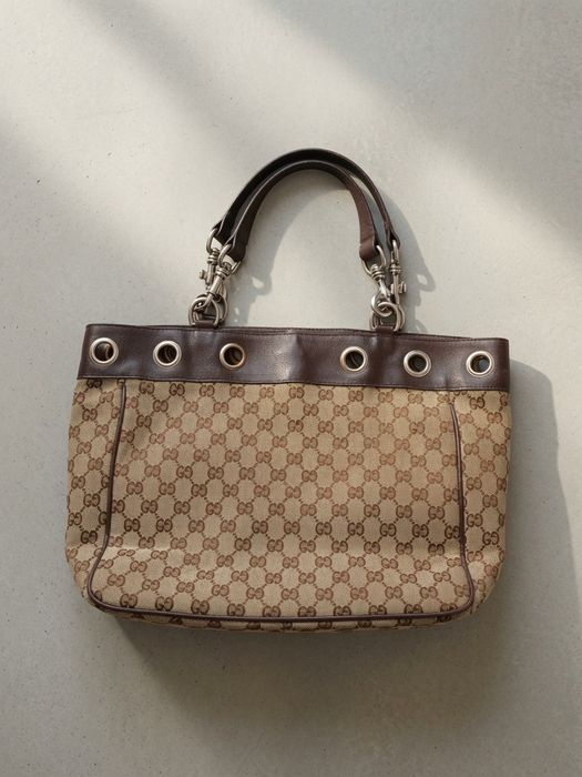 Torebka do ręki Monogram Gucci Damska Beżowa