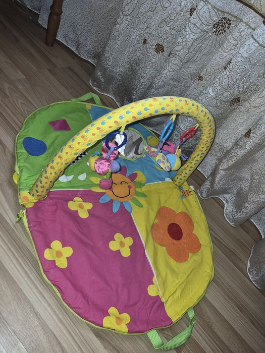 Килим  дитячий розвиваючий килимок-сумка / Бізікуб