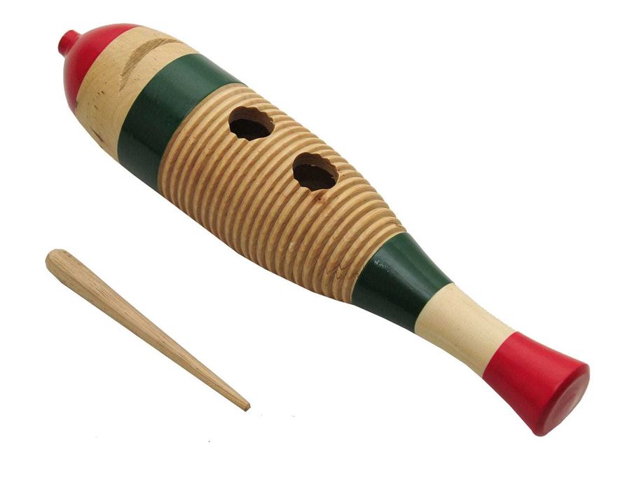 GUIRO drewniane 32cm z pałeczką