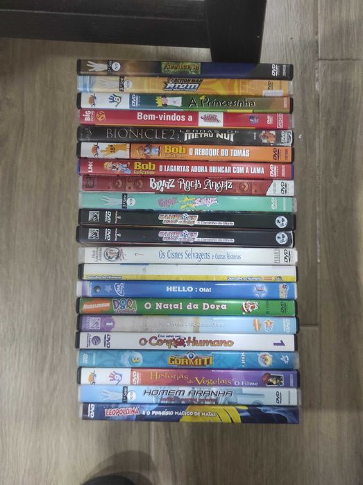 Pack de Filmes Animação DVD / Séries - 50% de desconto