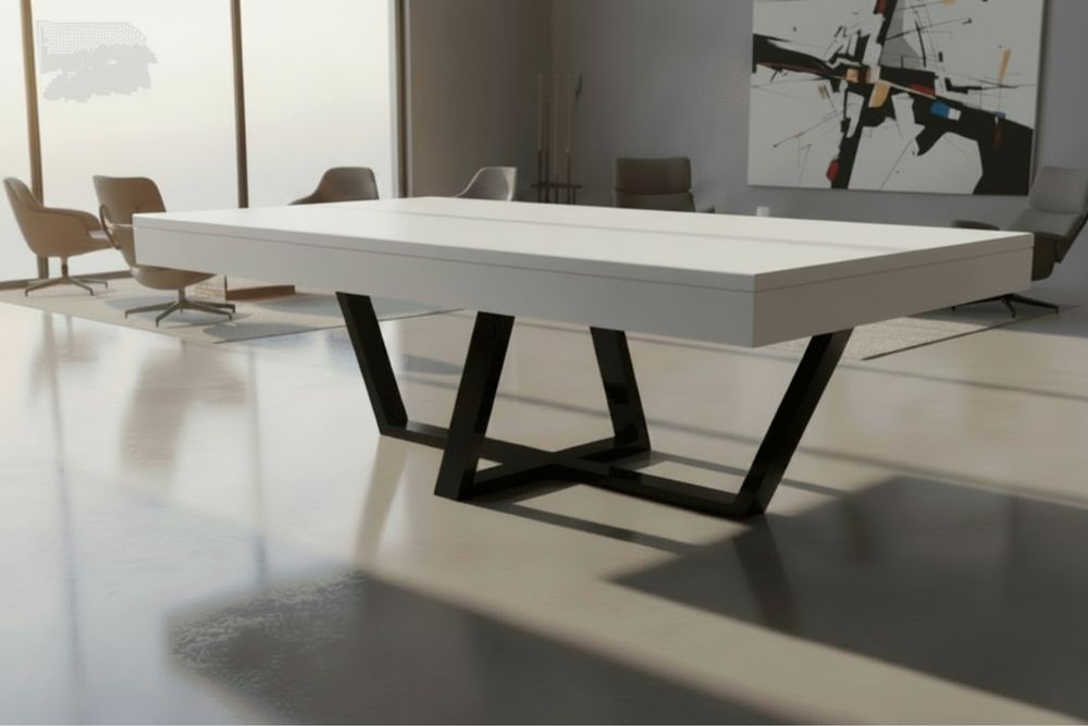 Mesa de refeicoes jantar e ping pong