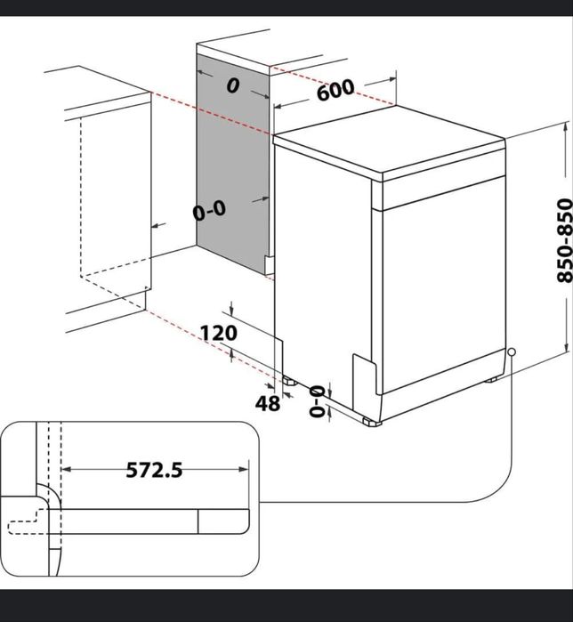 Máquina Lavar Loiça Whirlpool WFE 2B19