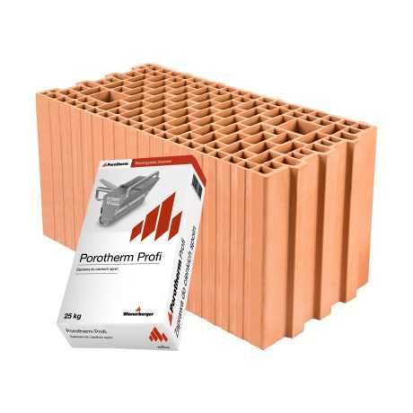 Porotherm 25 500 PROFI zaprawa w cenie!! 8szt/mkw DOSTAWA HDS W CENIE! H+H
