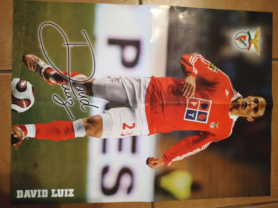 Conjunto de posters gigantes da equipa do Benfica 2007/2008