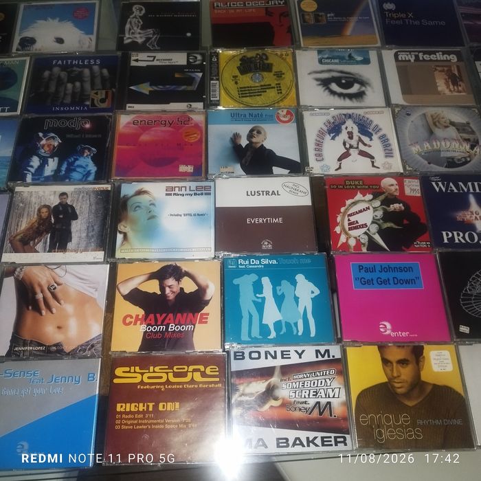 Discos clássicos CDs e singles