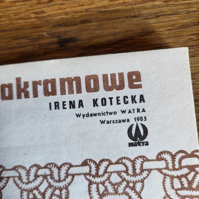 Książka Wiązania Makramowe PRL ¹⁷