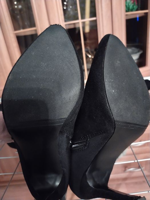 Kozaki damskie - Muszkieterki na szpilce.