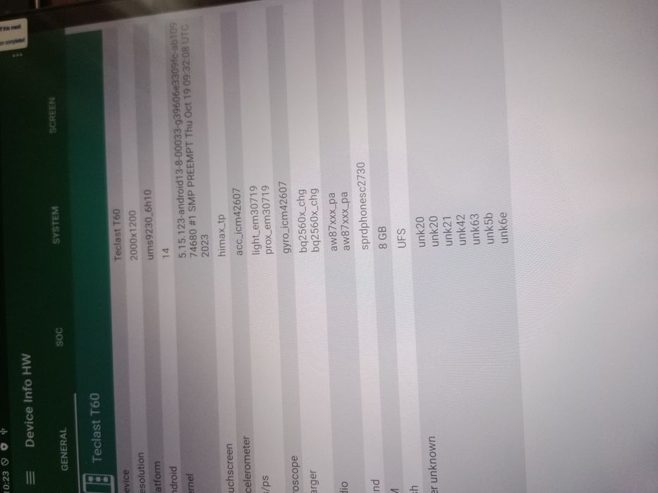 12" 8/256Gb Teclast T60 Android 14 планшет 4G новий