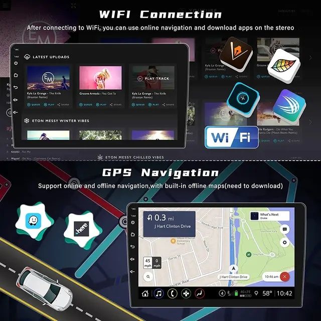 Rádio android 13 Volkswagen PASSAT 2012 A 2015 WiFi Carplay gps 2/64GB