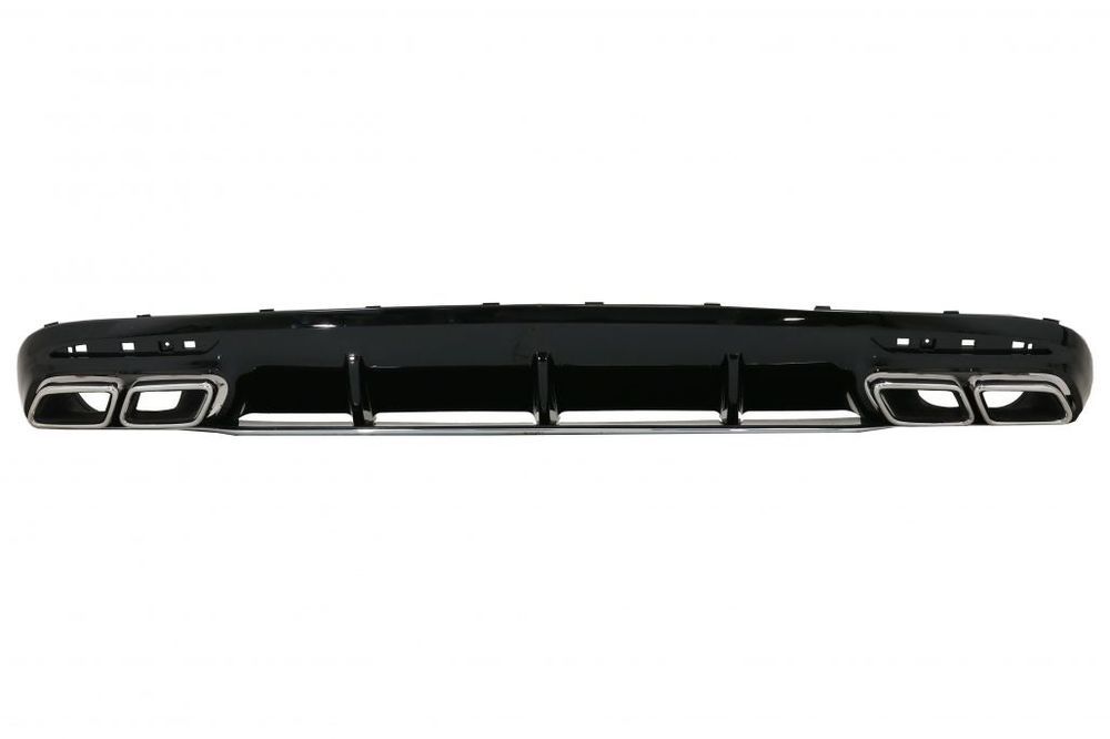 Difusor com Ponteiras Mercedes S C217 Coupé (2014 a 2020) Look S63