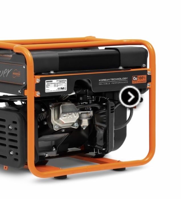 Генератор інверторний Daewoo GDA 4600i, 3,5 кВт