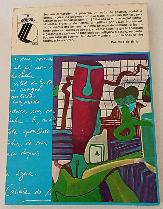 Prática da Escrita em Tempo de Revolução, de Casimiro de Brito   PORTES GRÁTIS*