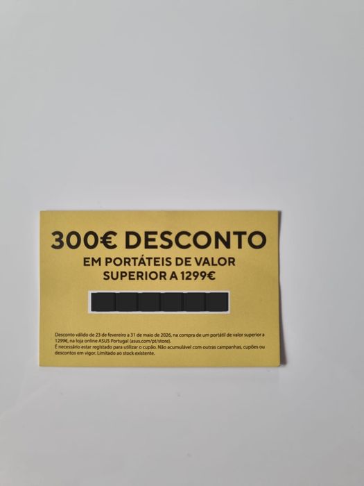Voucher Asus valor 300€