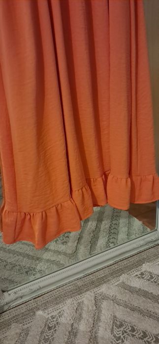 Vestido novo laranja xl